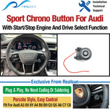 Realsun Sport Chrono Button For Audi