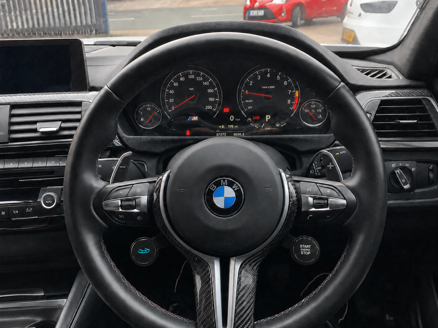 Digital LCD Steering Wheel Button For BMW G Series F Series