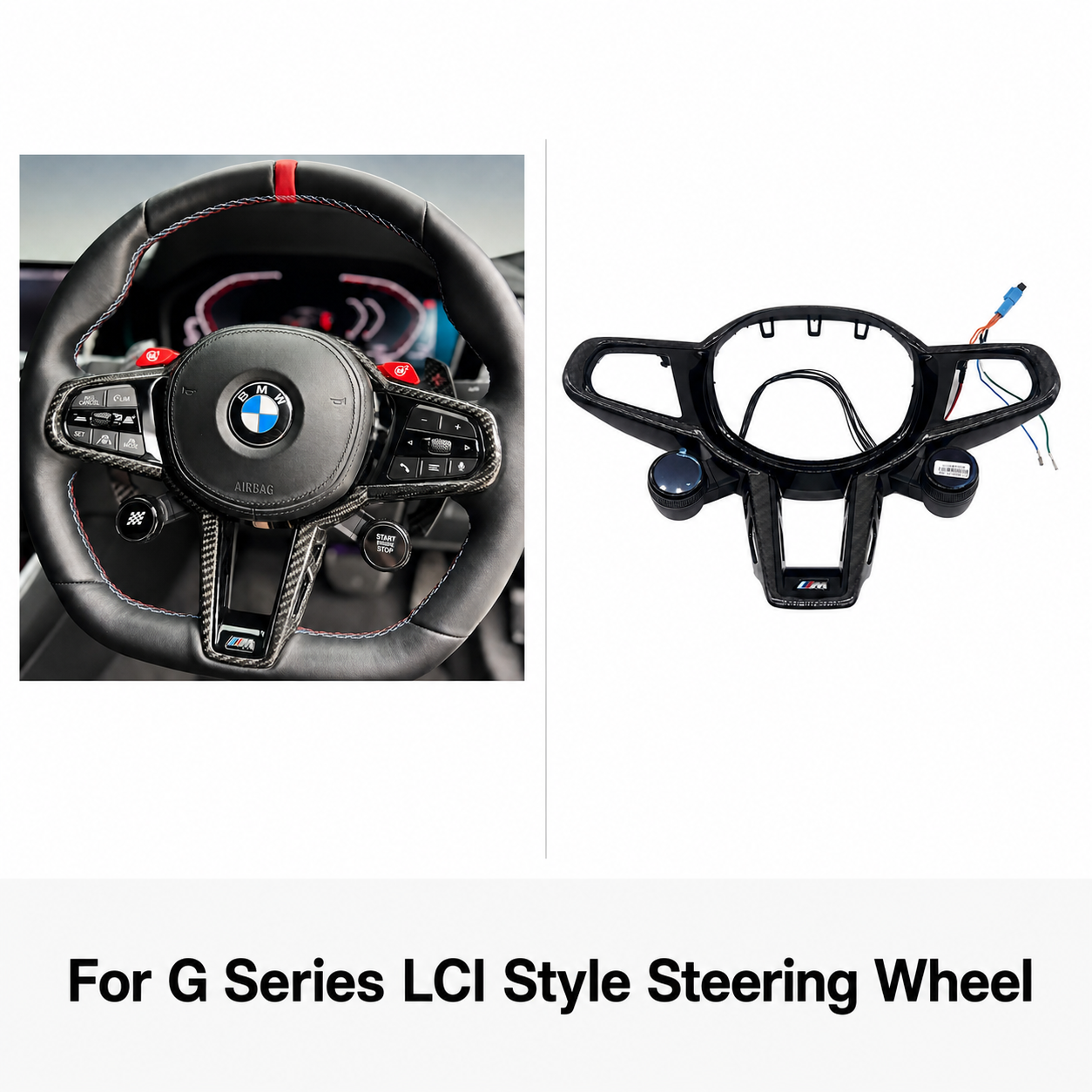 Digital LCD Steering Wheel Button For BMW G Series F Series (2016 - 2026)