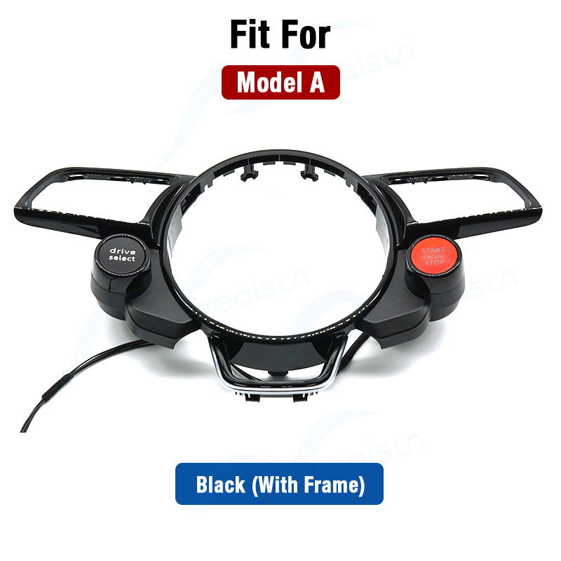 Realsun R8 Style Engine Start Drive Select Button Steering Wheel Retrofit Button For Audi A3 S3 A4 S4 A5 S5 A6 S6 A7 A8 Q3 Q5