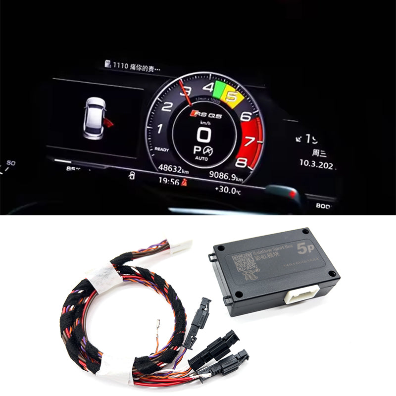 Cluster Sport Layout Rainbow Display RS HUD Rainbow Display Module For Audi A4/S4 A5/S5 Q5/SQ5/A6/S6 A7/S7 C8 Q7/SQ7