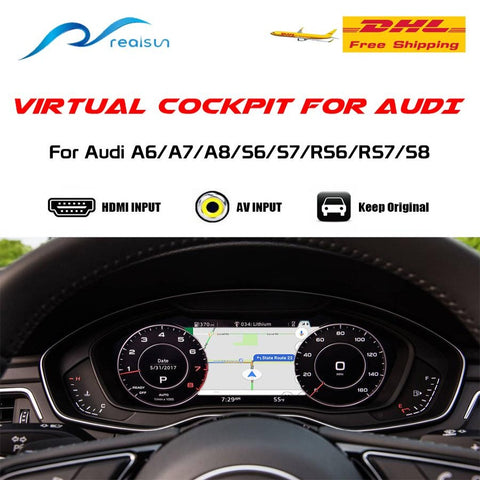 Virtual Cockpit Digital Instrument Cluster Dash Panel For Audi A6/A7/A8