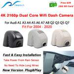 4K 2160P Car DVR Wifi Dash Camera For Audi A1 A3 A4 A5 A6 Q2 Q3 Q5 Q7