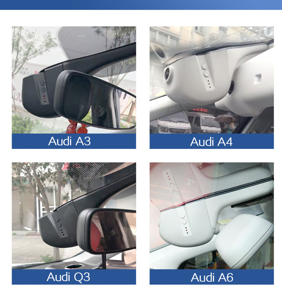 1080P Car DVR Wifi Dash Camera For Audi A1 A3 A4 A5 A6 A7 A8 Q2 Q3 Q5 Q7