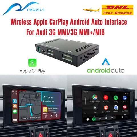 Realsun Wireless Apple Carplay Android Auto Interface For Audi 3G MMI/3G MMI+/MIB Model